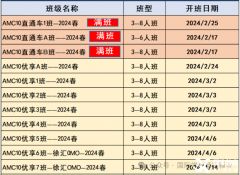 北京/上海AMC10競賽培訓(xùn)班！