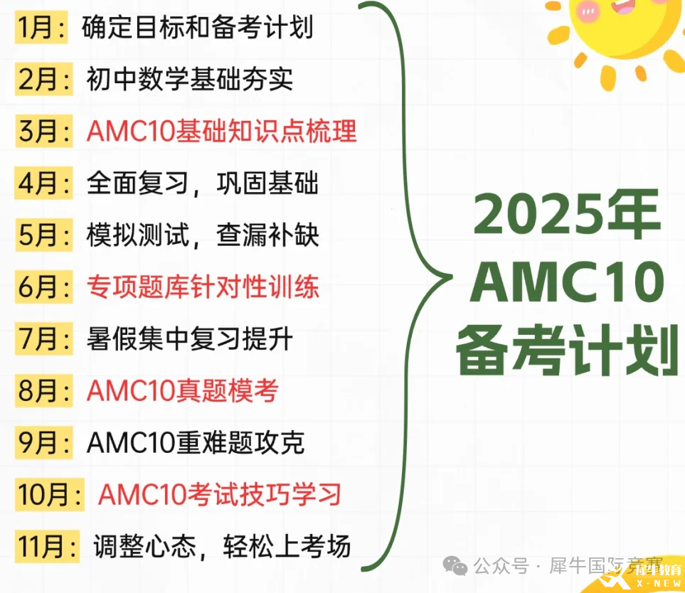 AMC10相當于校內(nèi)數(shù)學什么水平？AMC10培訓課程新班推薦！