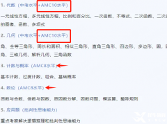 AMC10競賽考什么？AMC10考察知識點匯總！